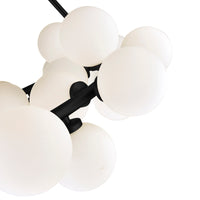 Arya Chandeliers 25 Light Black Finish