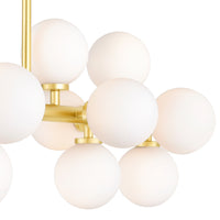 Arya Chandeliers 16 Light Satin Gold