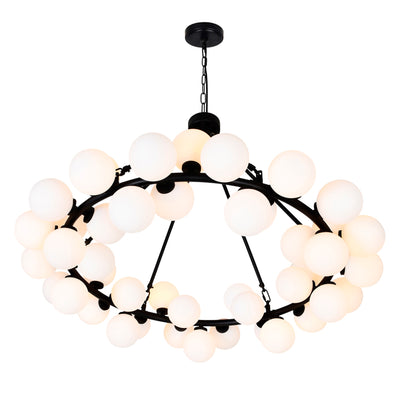Arya Chandeliers 45 Light Black