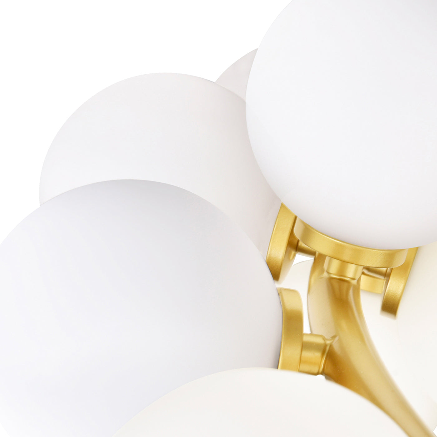 Arya Chandeliers Satin Gold 45 Lights