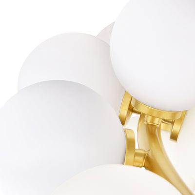 Arya Chandeliers Satin Gold 45 Lights