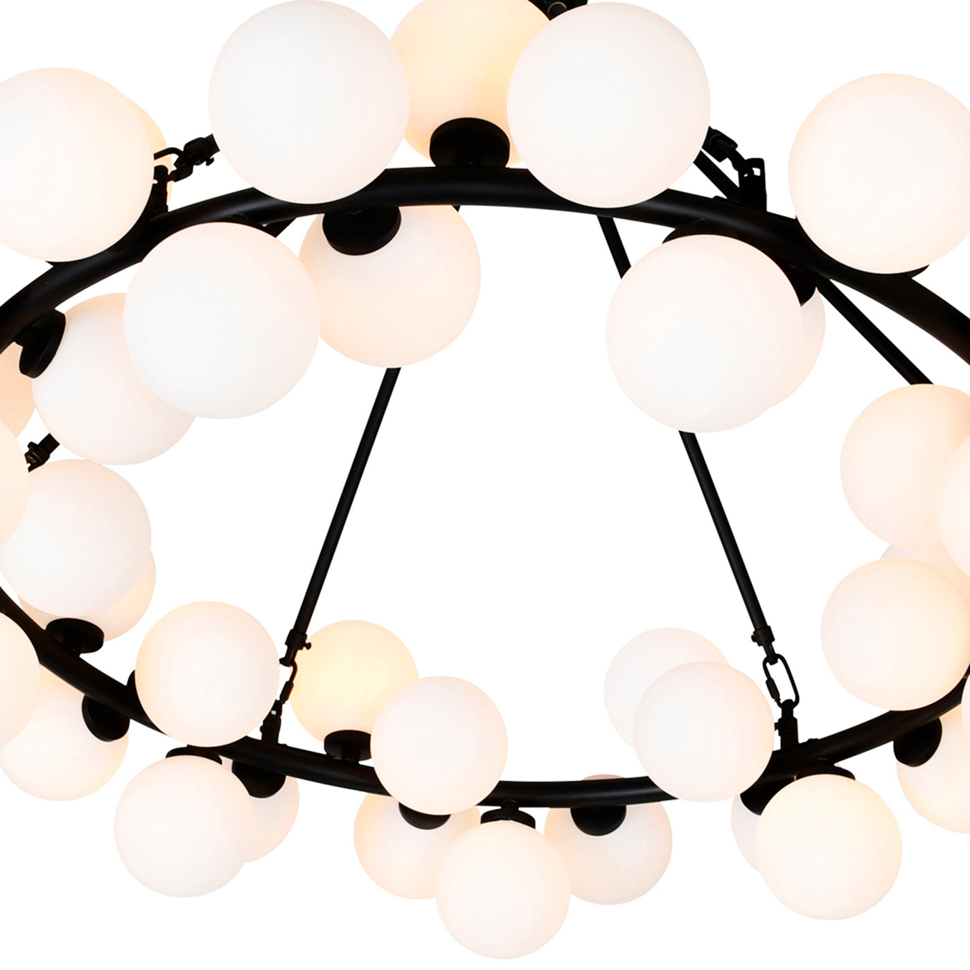 Arya Chandeliers 70 Black Finish