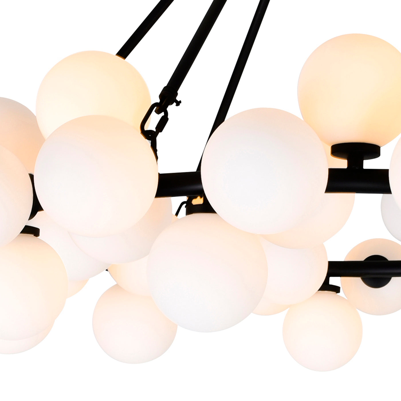 Arya Chandeliers 70 Black Finish
