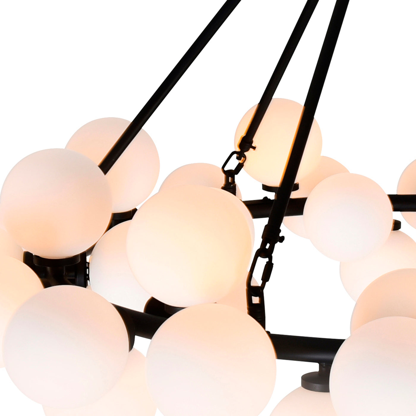 Arya Chandeliers 70 Black Finish