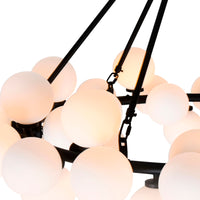 Arya Chandeliers 70 Black Finish