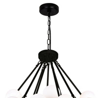 Arya Chandeliers 70 Black Finish