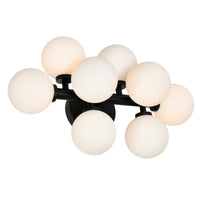 Arya Vanity Lights 8 Matte Black