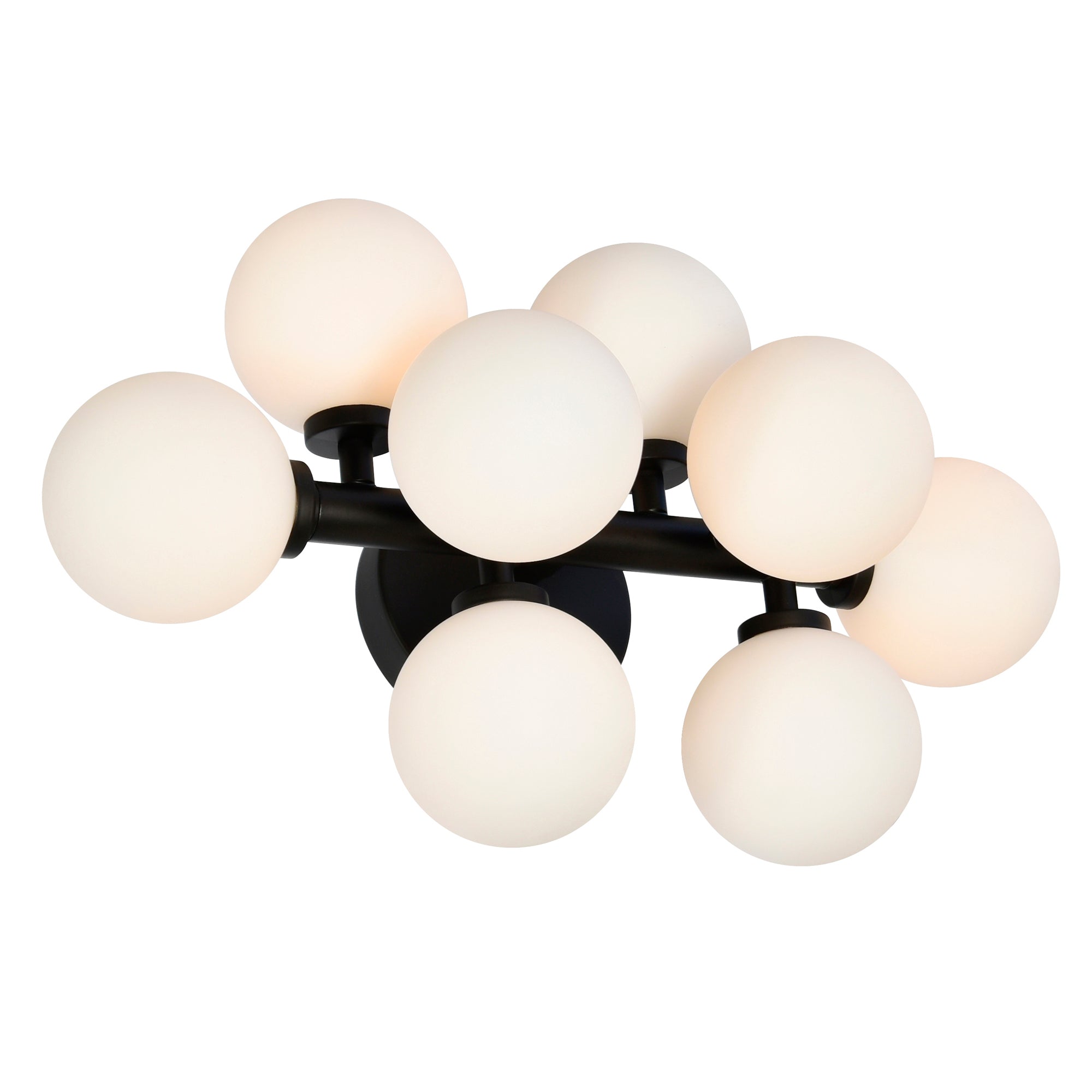 Arya Vanity Lights 8 Matte Black
