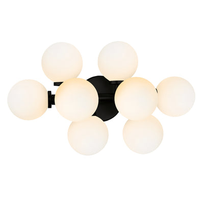 Arya Vanity Lights 8 Matte Black
