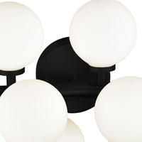 Arya Vanity Lights 17 Frosted Glass Globes