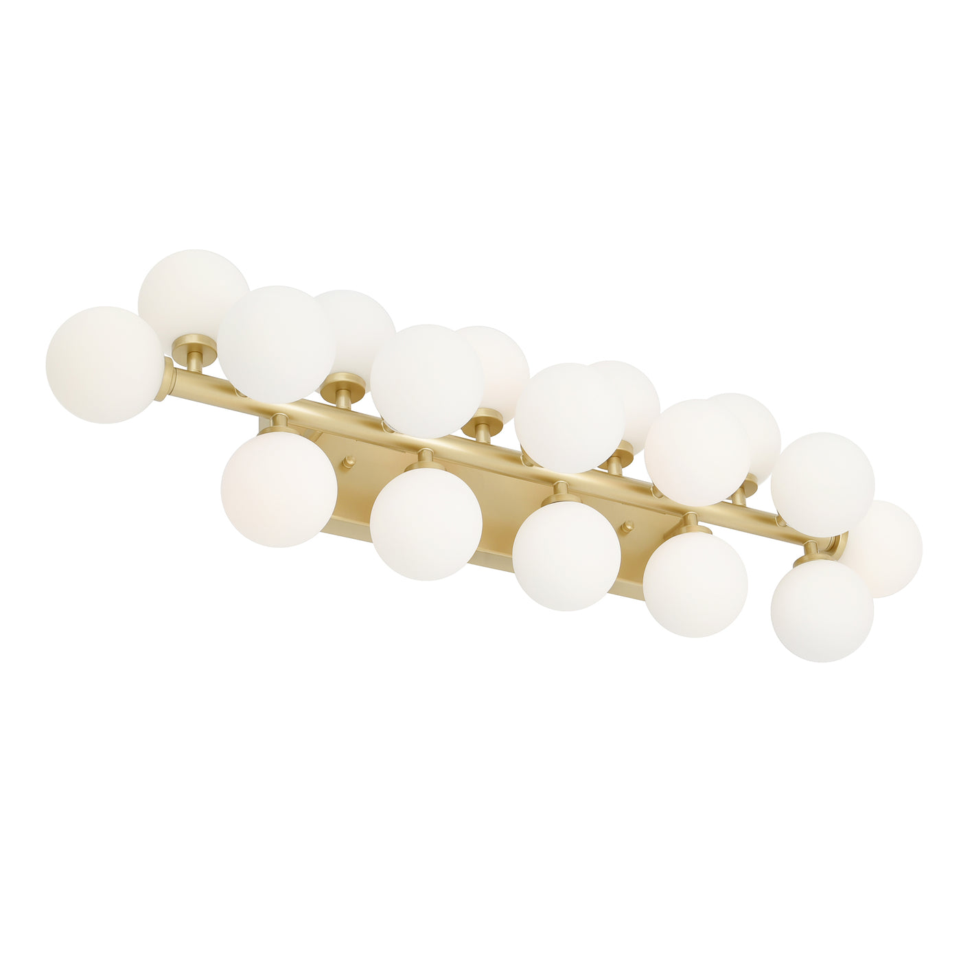 Arya Vanity Lights 17 Satin Gold