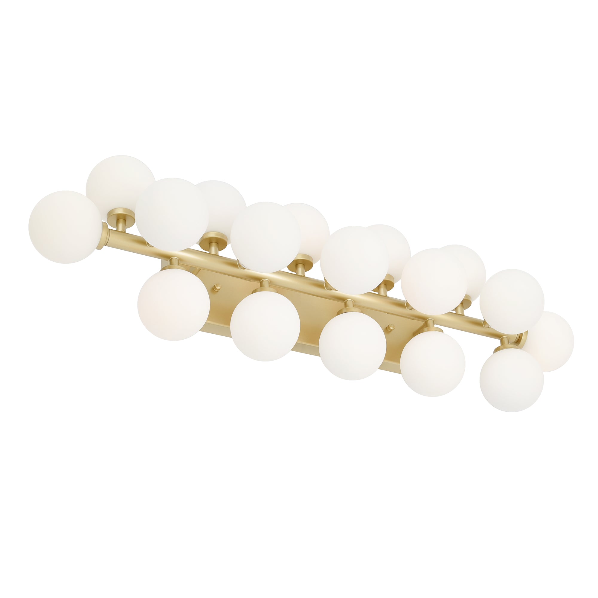 Arya Vanity Lights 17 Satin Gold