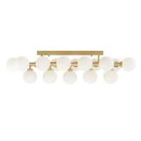 Arya Vanity Lights 17 Satin Gold