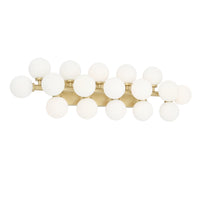 Arya Vanity Lights 17 Satin Gold