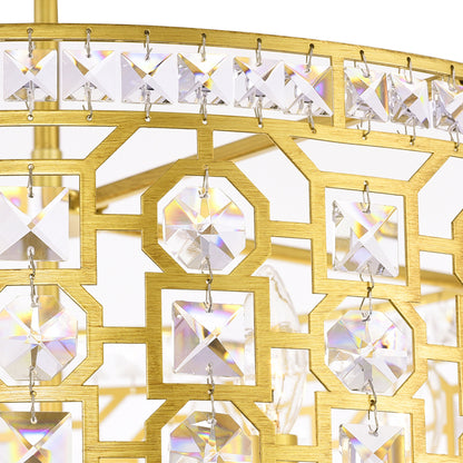 Belinda 6 Light Champagne Chandelier