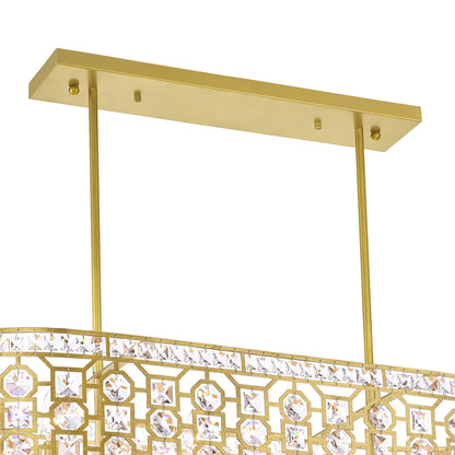 Belinda 8 Light Champagne Chandelier