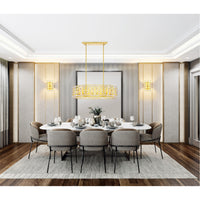 Belinda 8 Light Champagne Chandelier