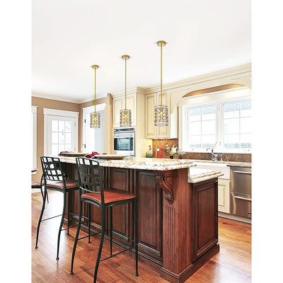 Belinda 1 Light Champagne Pendant