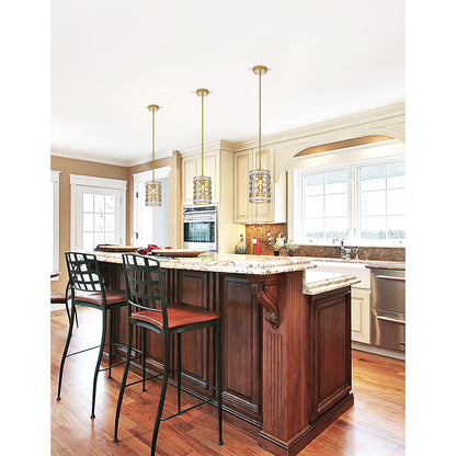 Belinda 1 Light Champagne Pendant