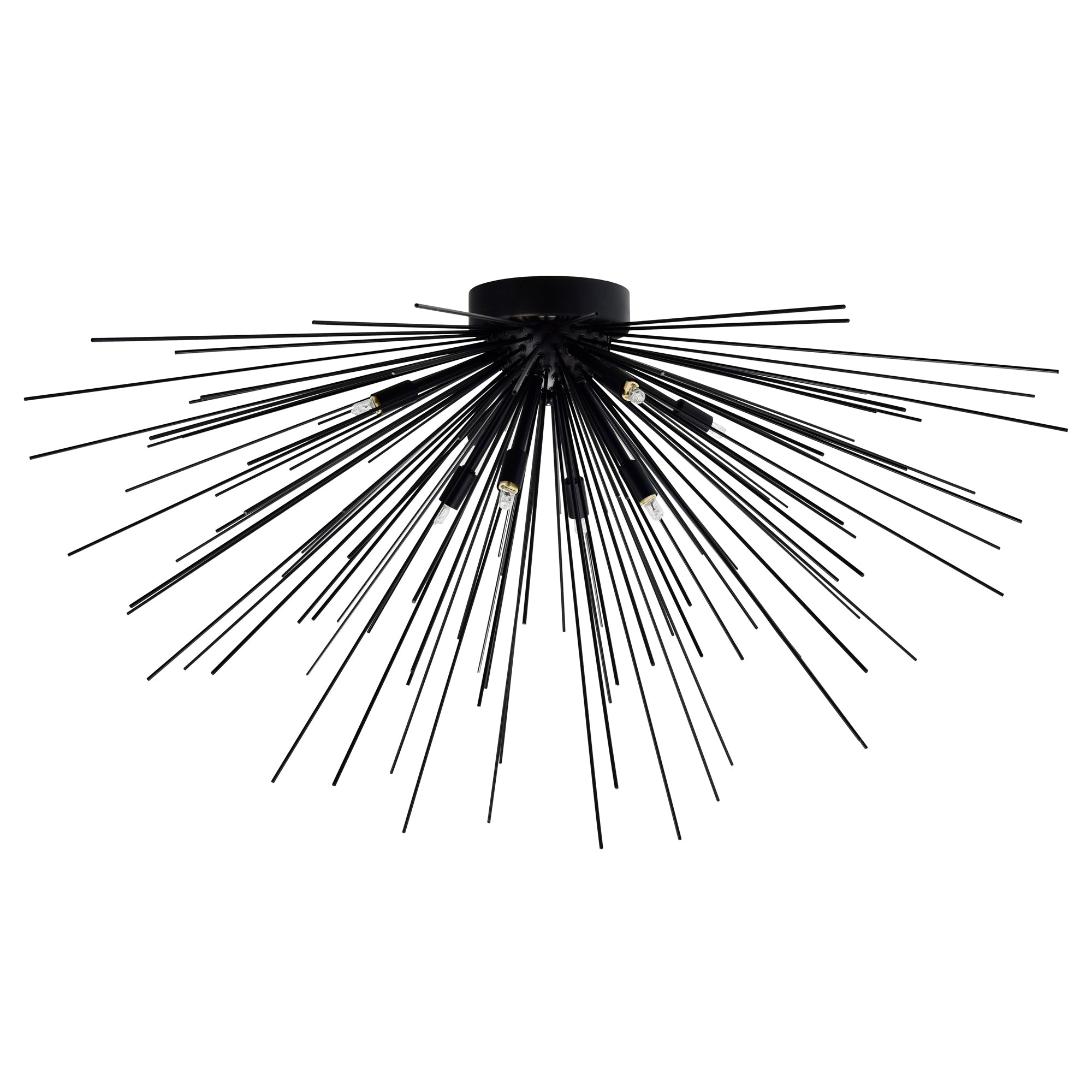Savannah Flush Mounts 8 Light Black