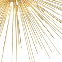 Savannah Flush Mounts Gold Leaf 8 Lights