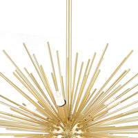 Savannah Chandeliers 6 Light Gold Leaf Finish