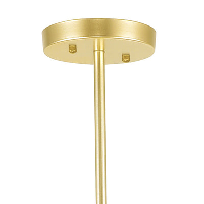 Savannah Chandeliers 6 Light Gold Leaf Finish