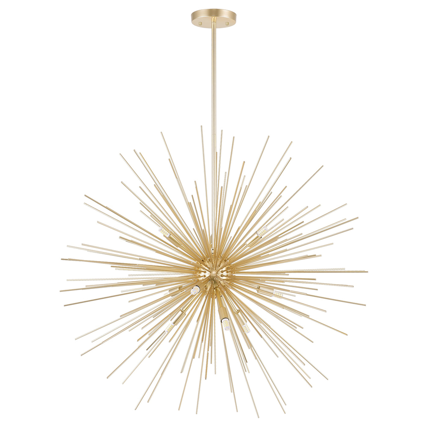 Savannah Chandeliers 9 Gold Leaf Lights