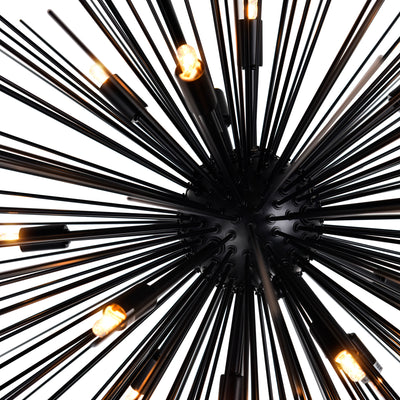 Savannah Chandeliers 14 Light Black Finish