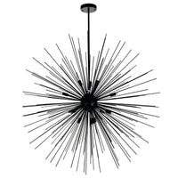 Savannah Chandeliers 14 Light Black Finish