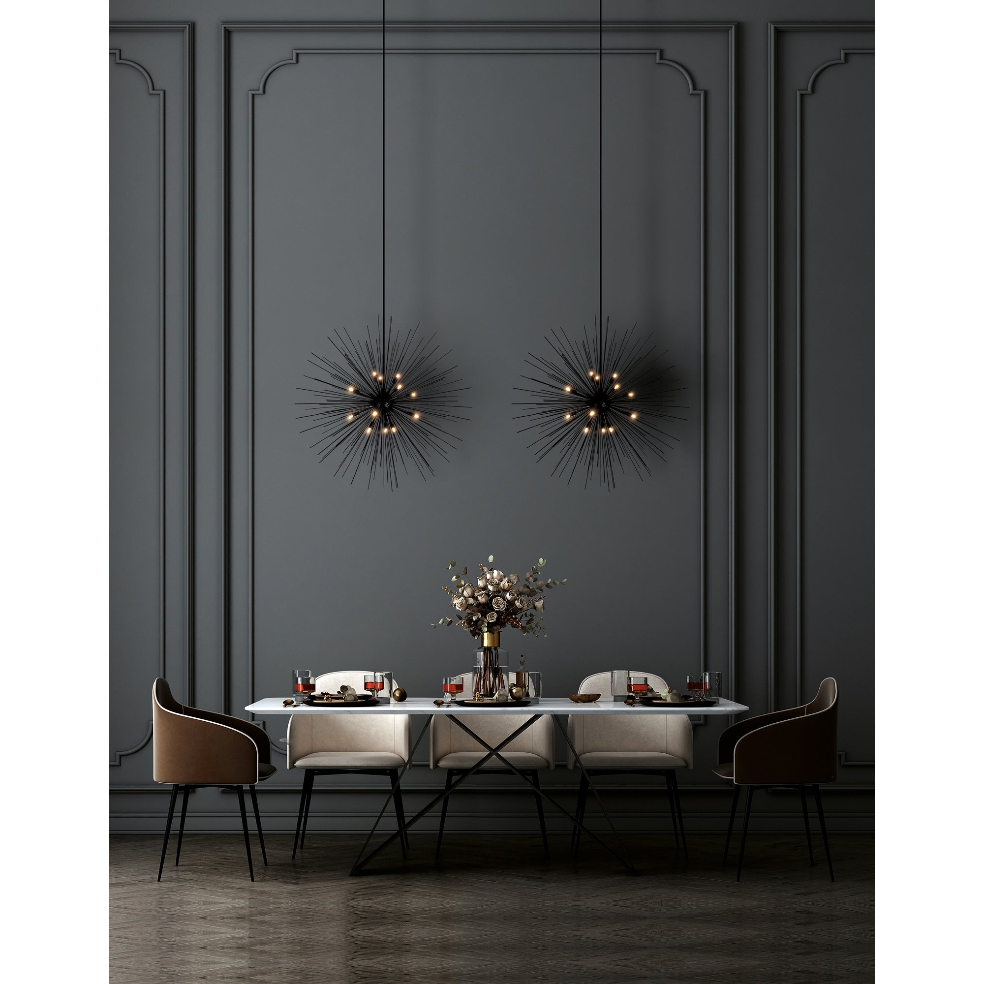 Savannah Chandeliers 14 Light Black Finish