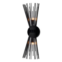 Savannah Wall Lights Black 2 Lights