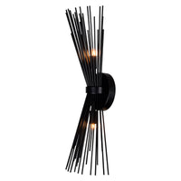 Savannah Wall Lights Black 2 Lights