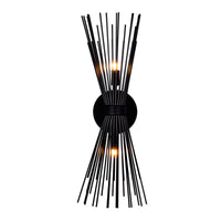 Savannah Wall Lights Black 2 Lights