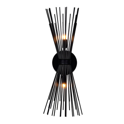 Savannah Wall Lights Black 2 Lights