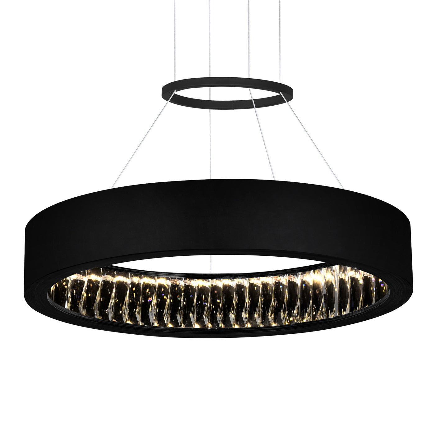 Rosalina Chandeliers 20in Matte Black LED