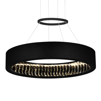 Rosalina Chandeliers 20in Matte Black LED
