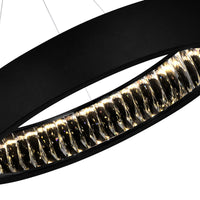 Rosalina Chandeliers 20in Matte Black LED