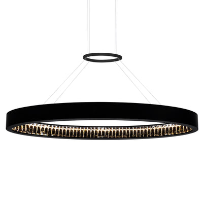 Rosalina Chandeliers 42in Matte Black LED