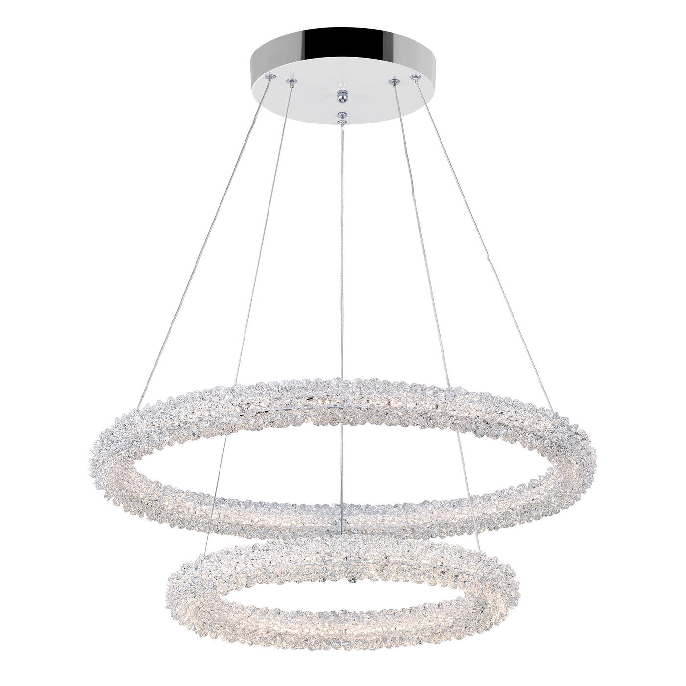 Arielle Integrated LED Chrome Chandelier