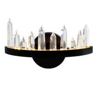 Juliette Integrated LED Black Wall Sconce