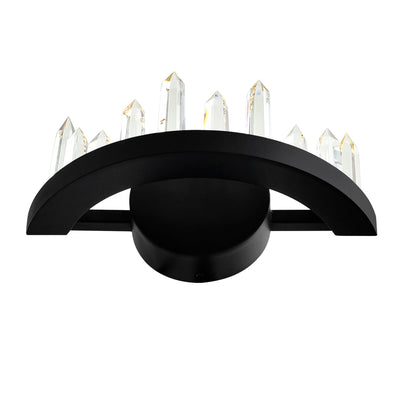 Juliette Integrated LED Black Wall Sconce