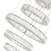 Madeline Chandeliers Chrome Finish 5 Lights