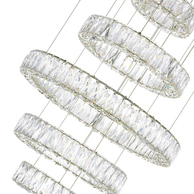 Madeline Chandeliers Chrome Finish 5 Lights