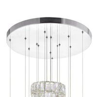 Madeline Chandeliers Chrome Finish 5 Lights