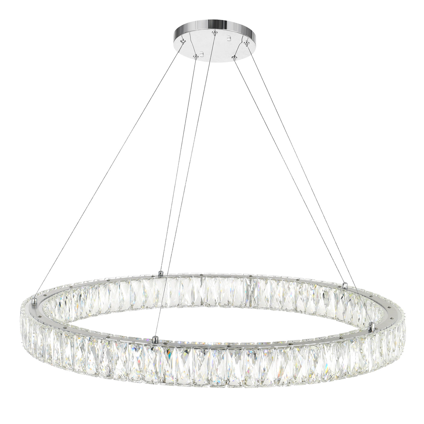 Madeline Chandeliers 32in Chrome LED
