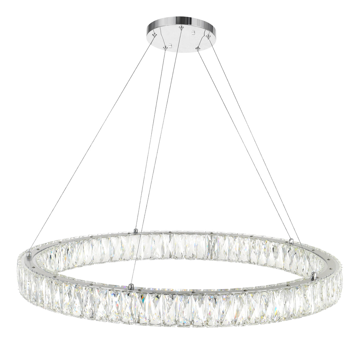 Madeline Chandeliers 32in Chrome LED