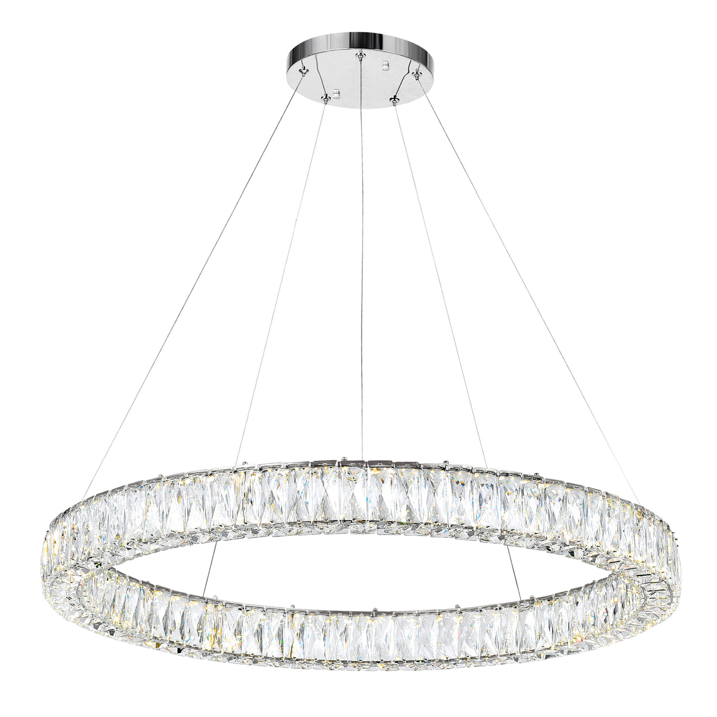 Madeline Chandeliers 32in Chrome LED