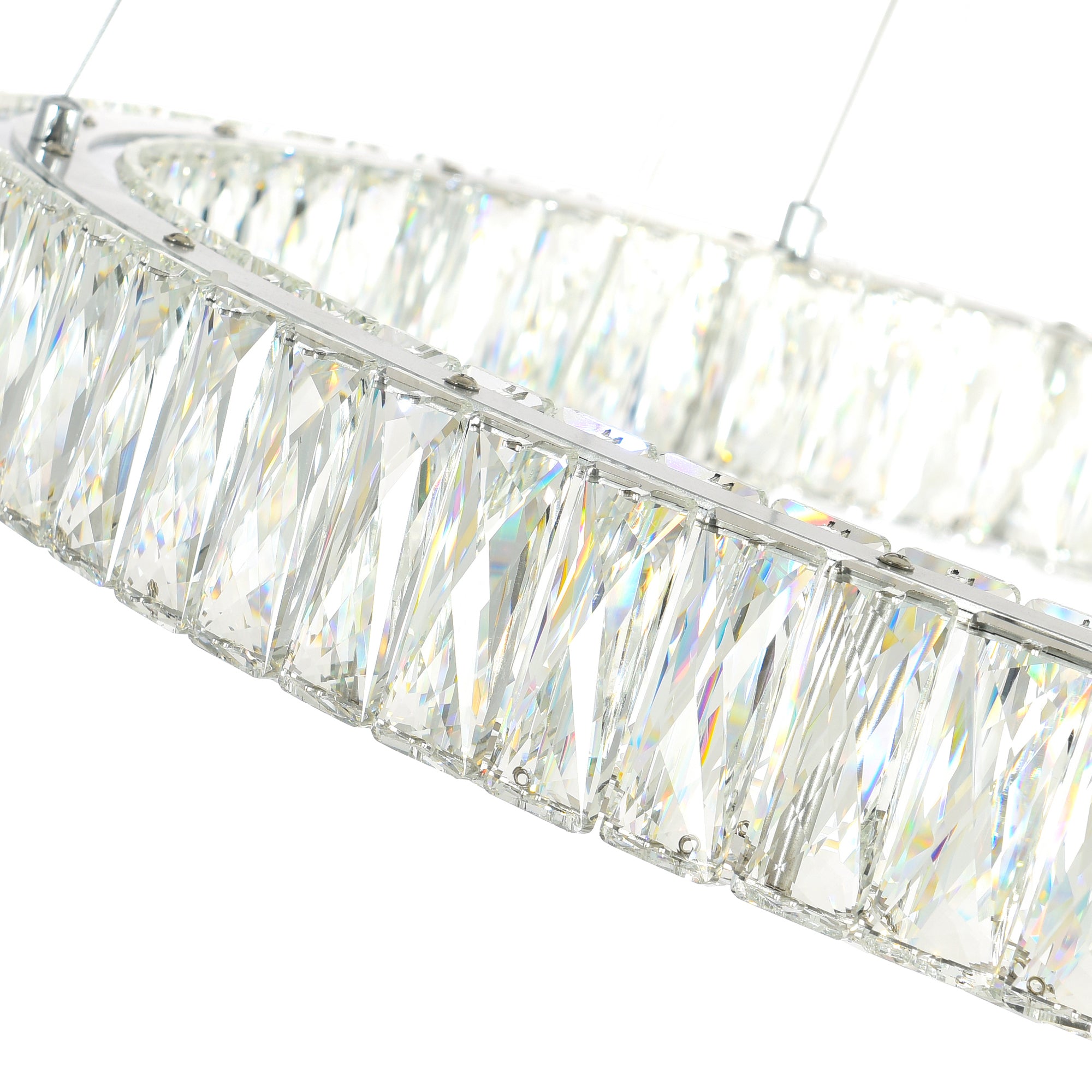 Madeline Chandeliers LED 3 Ring Chrome