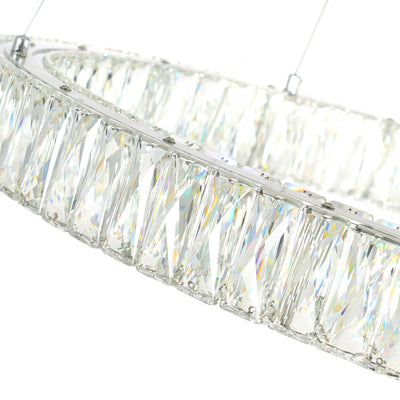 Madeline Chandeliers LED 3 Ring Chrome